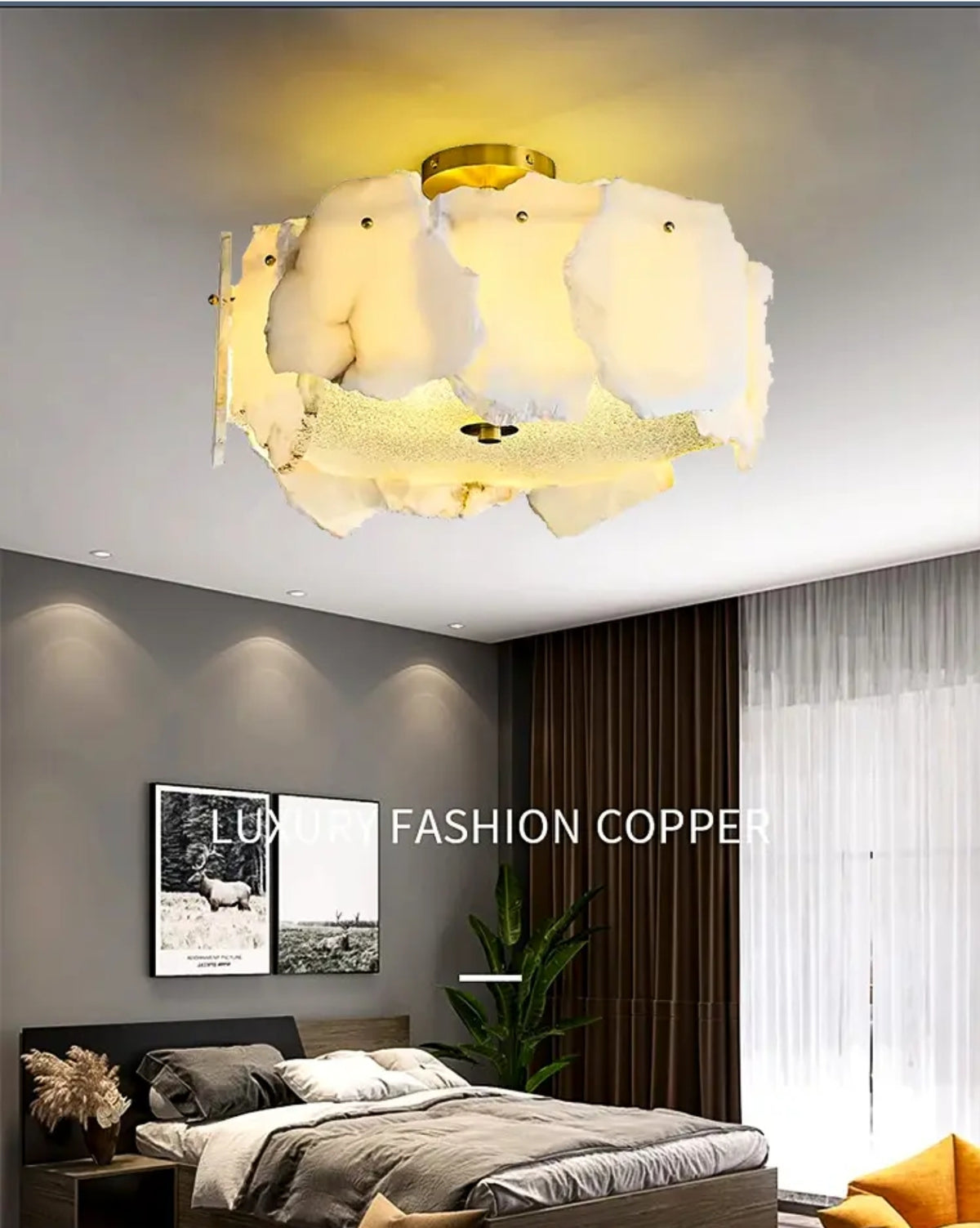 Lafitte Copper Ceiling Light