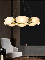 Eubanks Copper Marble Chandelier