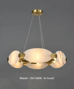 Eubanks Copper Marble Chandelier