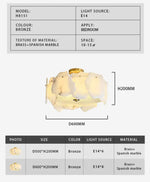 Lafitte Copper Ceiling Light