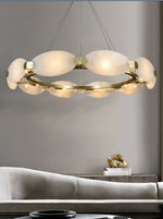 Eubanks Copper Marble Chandelier