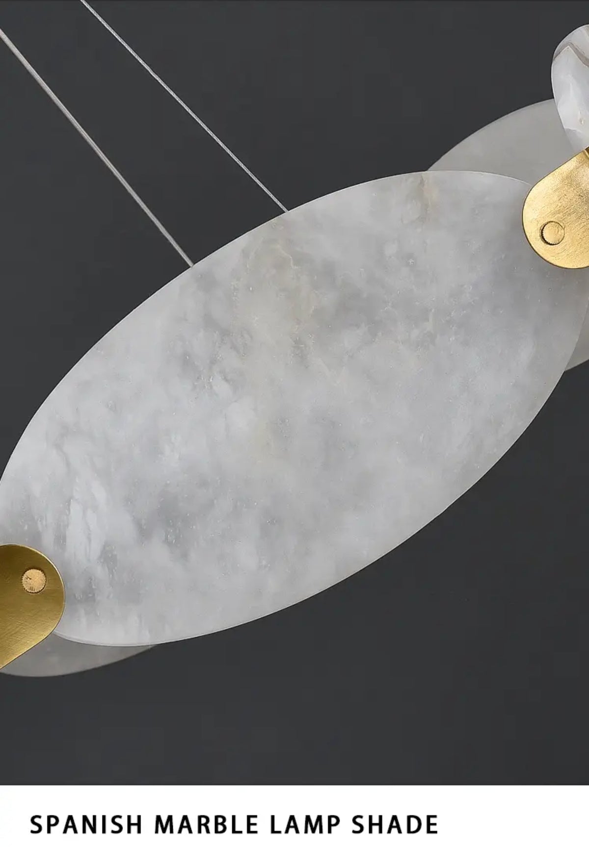 Eubanks Copper Marble Chandelier