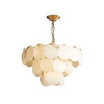Vredenburgh Marble Gold Chandelier
