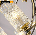 Hadleigh Dirksen Copper Gold Chandelier - Reflect Lighting