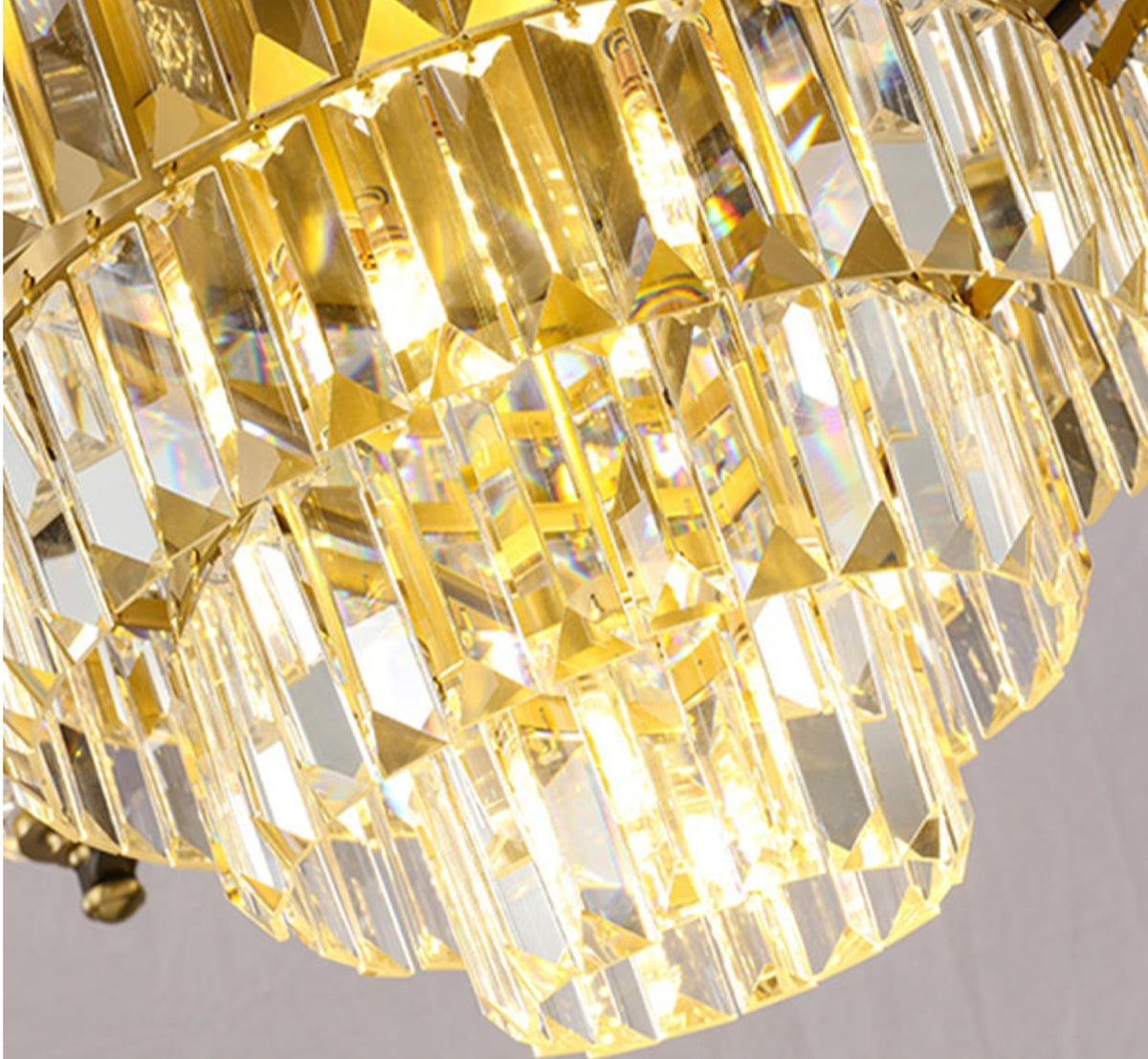 Hadleigh Dirksen Copper Gold Chandelier - Reflect Lighting