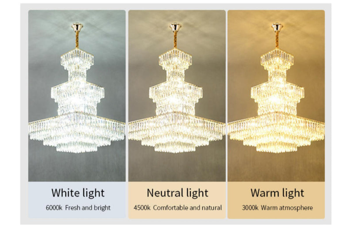 Aurora Mireia Gold Chandelier - Reflect Lighting