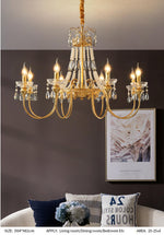 Aafko Eolia Gold Pearl Chandelier - Reflect Lighting