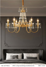 Aafko Eolia Gold Pearl Chandelier - Reflect Lighting