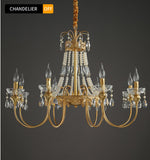 Aafko Eolia Gold Pearl Chandelier - Reflect Lighting