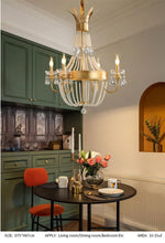 Kulo Pearl Gold Chandelier - Reflect Lighting