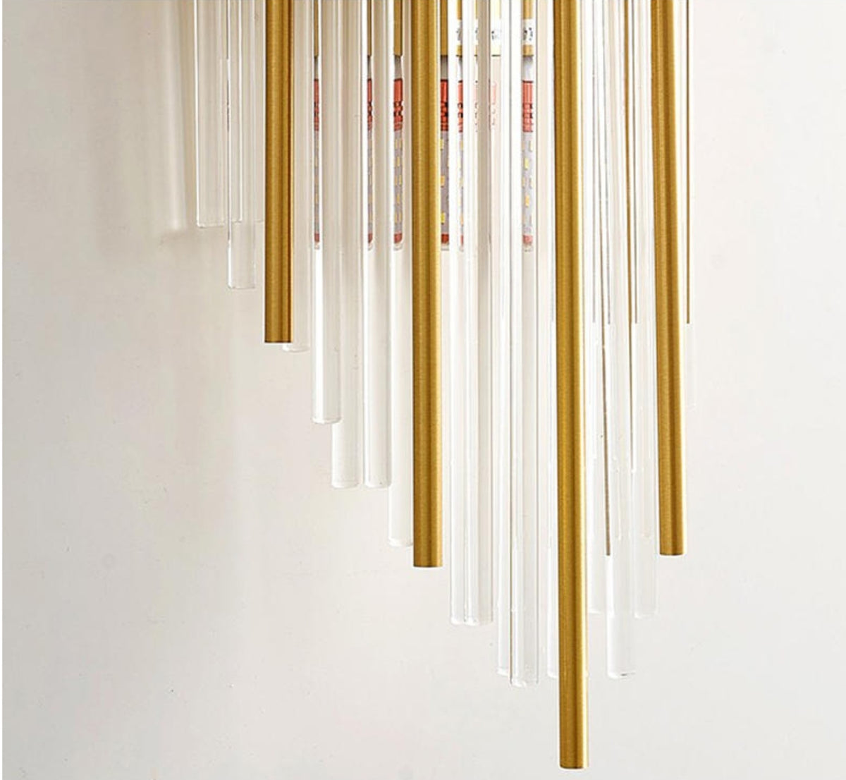 Marsily Copper Gold/Black Crystal Wall Lamp - Reflect Lighting