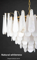 Lalma Copper Marble Chandelier