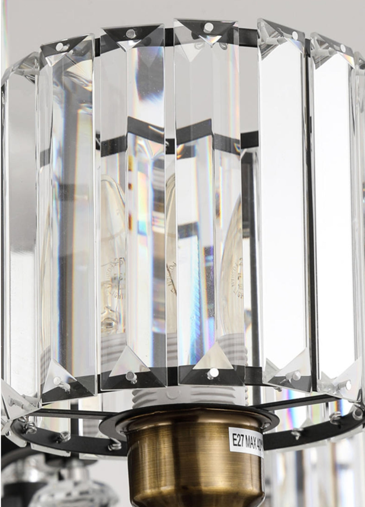 Boerner Boydston Gold/Black Crystal Chandelier - Reflect Lighting