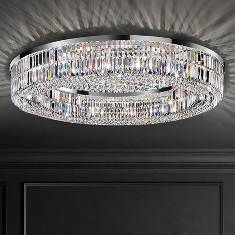 Charlie Salas Silver Ceiling Chandelier
