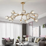 Cherry Tree Crystal Chandelier - Gold/Black - Reflect Lighting