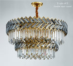 Maribel Crystal Chandelier Light- Round/Rectangle - Reflect Lighting