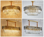 Maribel Crystal Chandelier Light- Round/Rectangle - Reflect Lighting