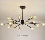 Cherry Tree Crystal Chandelier - Gold/Black - Reflect Lighting