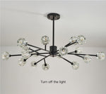 Cherry Tree Crystal Chandelier - Gold/Black - Reflect Lighting