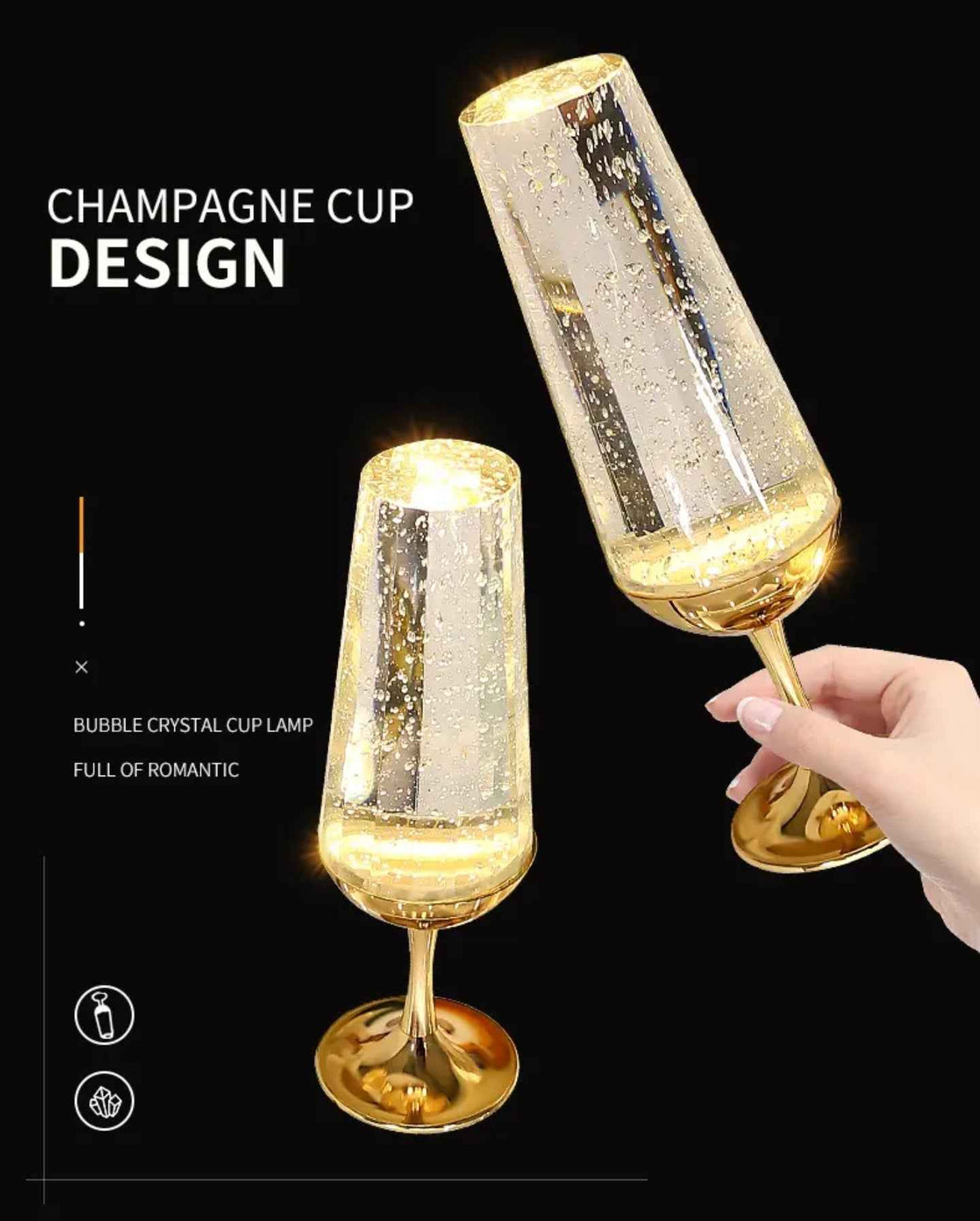 Golden Elegance Cascading Staircase Chandelier