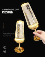 Golden Elegance Cascading Staircase Chandelier