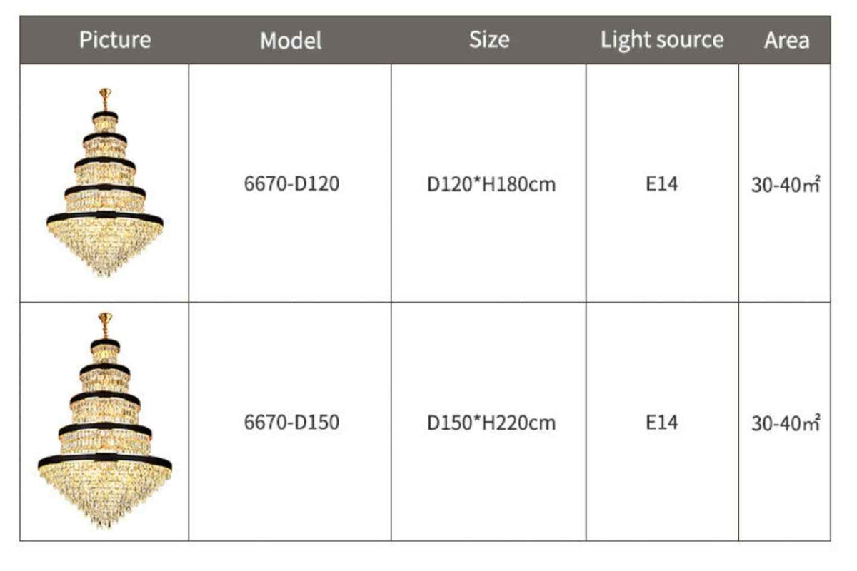 Odelia Grullon Leather Crystal Golden Chandelier