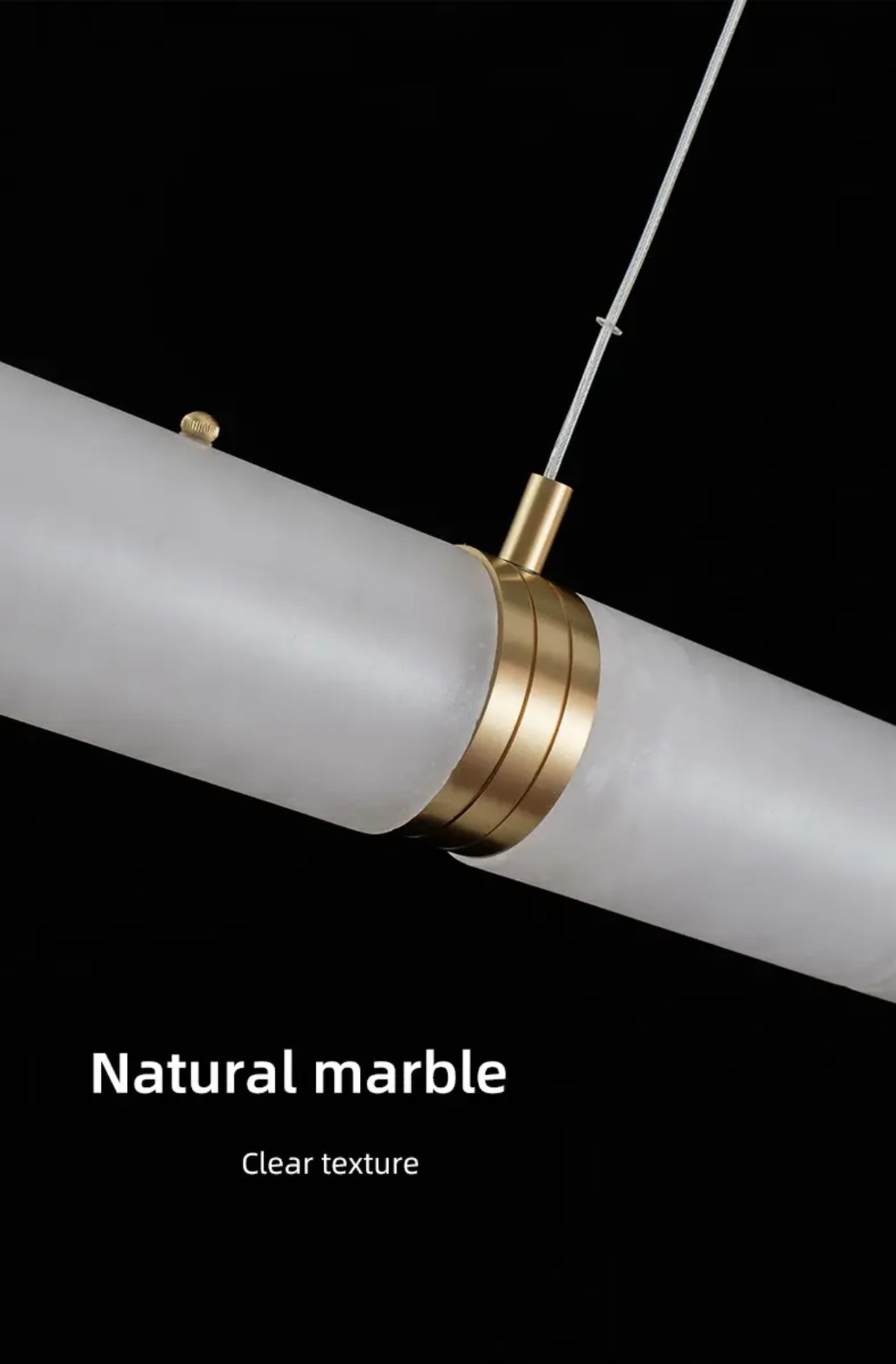 Snow Flake Marble Copper Chandelier - Reflect Lighting