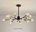 Cherry Tree Crystal Chandelier - Gold/Black - Reflect Lighting