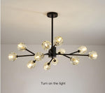 Cherry Tree Crystal Chandelier - Gold/Black - Reflect Lighting
