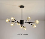 Cherry Tree Crystal Chandelier - Gold/Black - Reflect Lighting