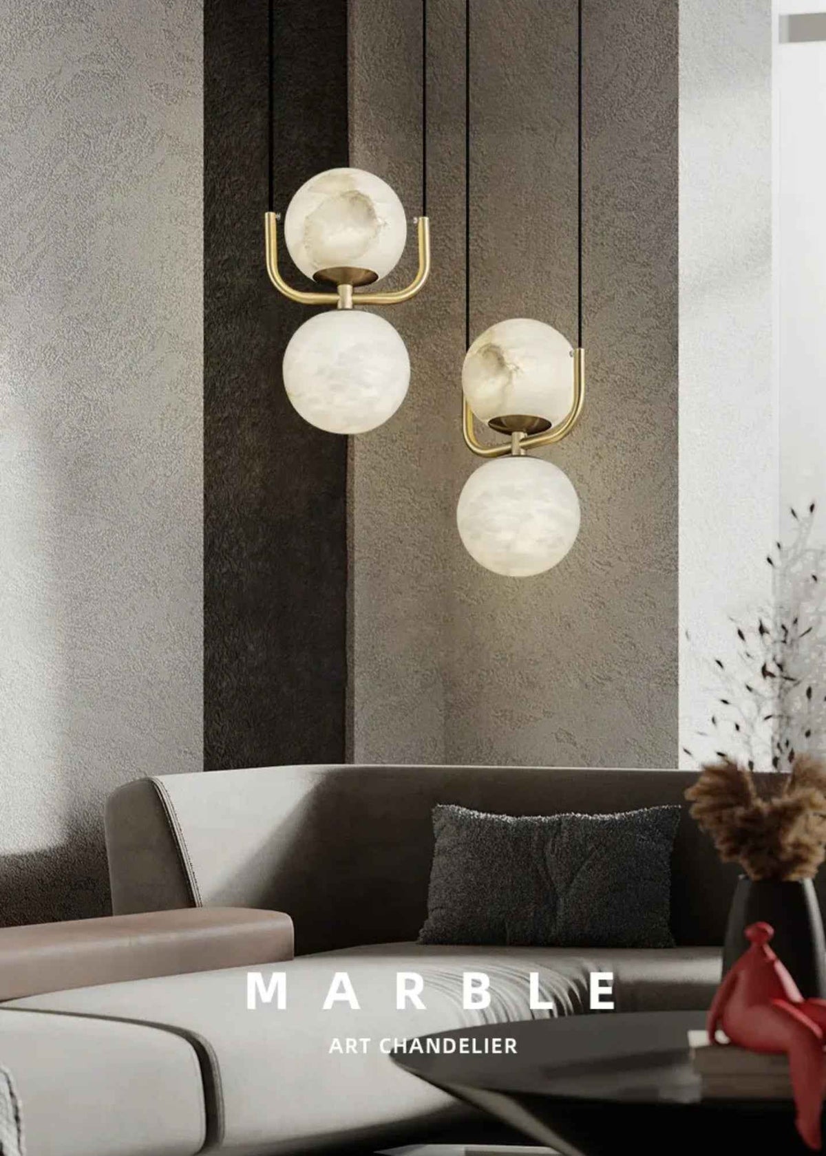 Cauthen Marble Pendant Light
