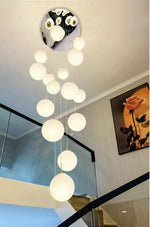 Aahil Gold Staircase Chandelier