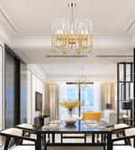 U Shape Acrylic Chandelier - Reflect Lighting