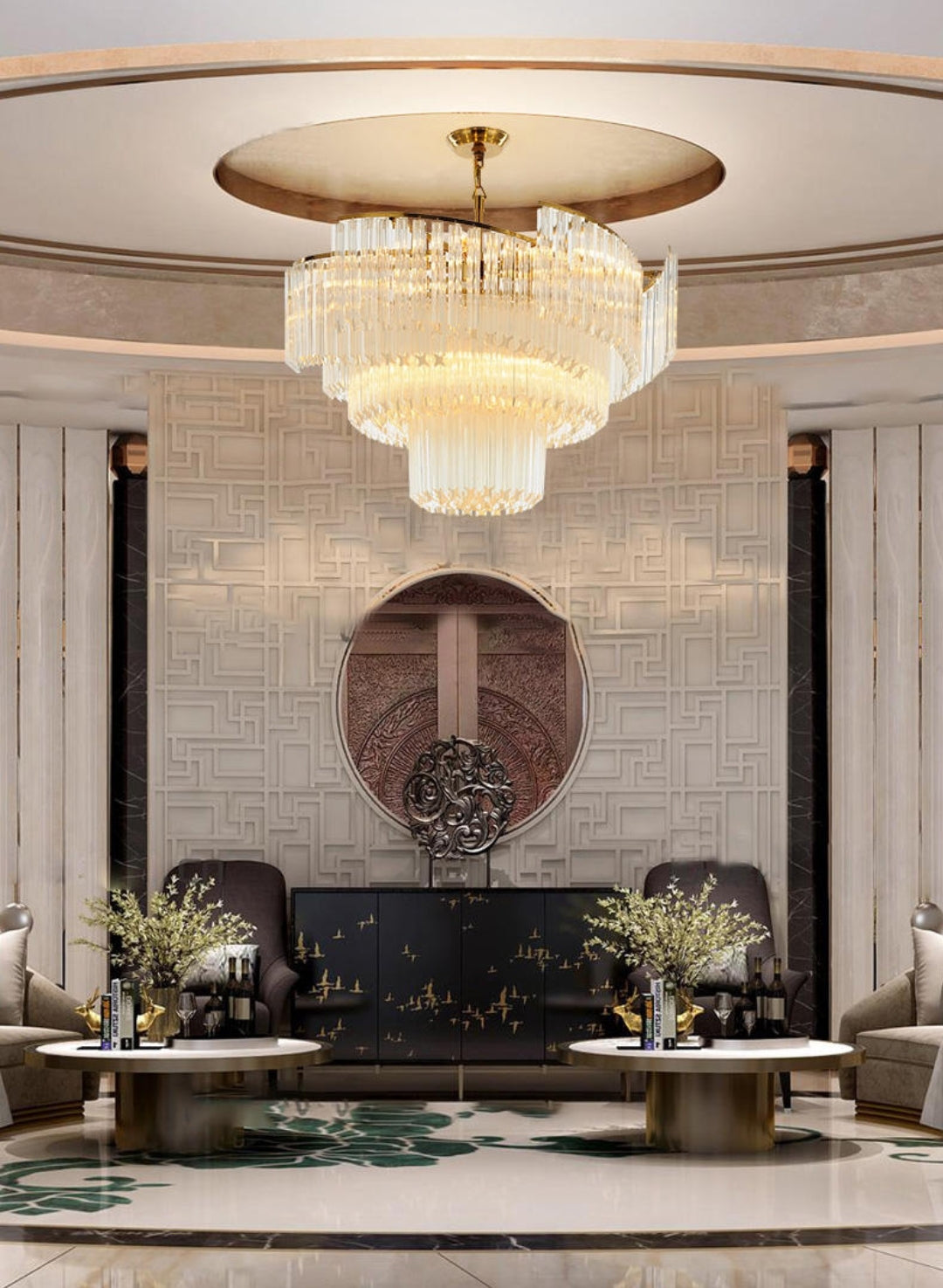 Luster lampadario Crystal Chandelier - Reflect Lighting