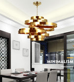Golden Iron Swirls Light - Reflect Lighting