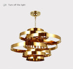 Golden Iron Swirls Light - Reflect Lighting