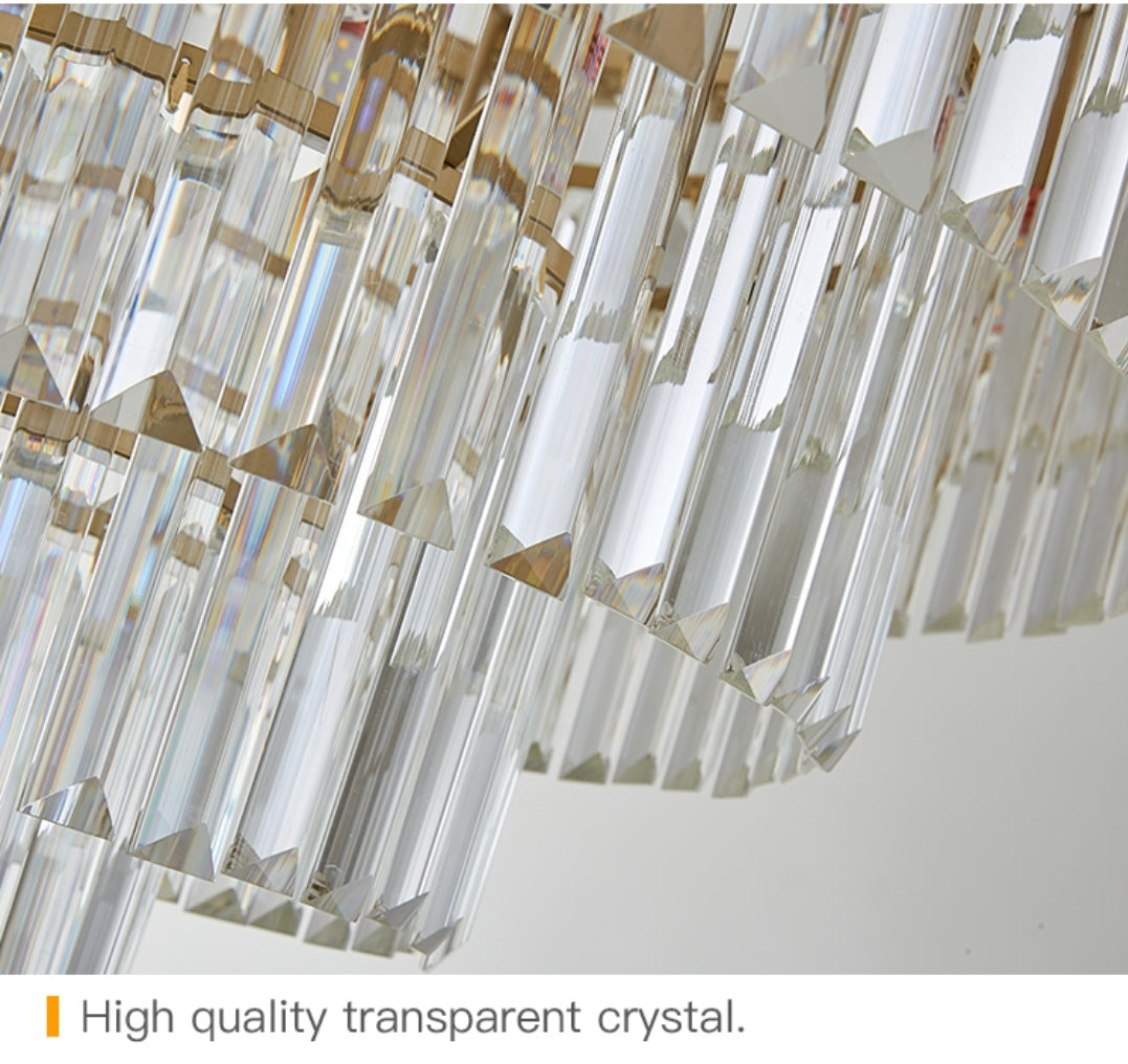 Crystal Rounded Ceiling Chandelier