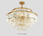 Double Round Crystal Chandelier - Reflect Lighting