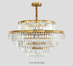 Double Round Crystal Chandelier - Reflect Lighting