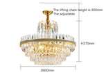 Clemence Silver Gems Chandelier- Round/Rectangle - Reflect Lighting