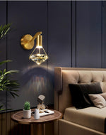 Gold Crystal Diamond Wall lamp - Reflect Lighting
