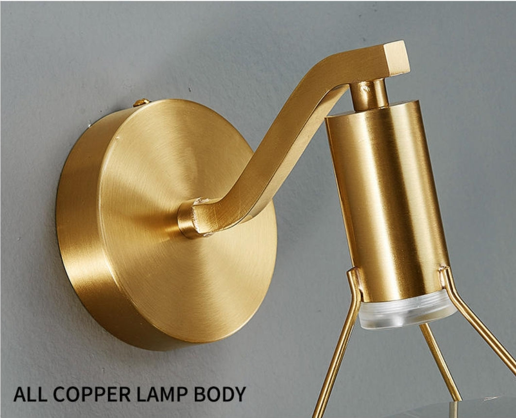 Gold Crystal Diamond Wall lamp - Reflect Lighting