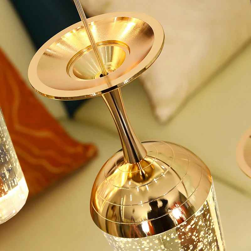 Golden Elegance Cascading Staircase Chandelier