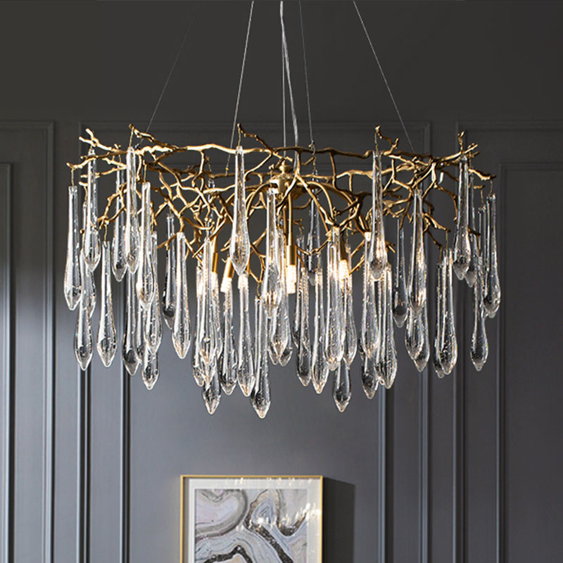 Malise Atticus Copper Chandelier