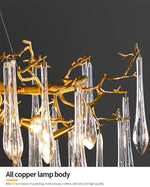 Malise Atticus Copper Chandelier