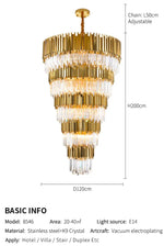 Nirupa Amethy Crysla Chandelier