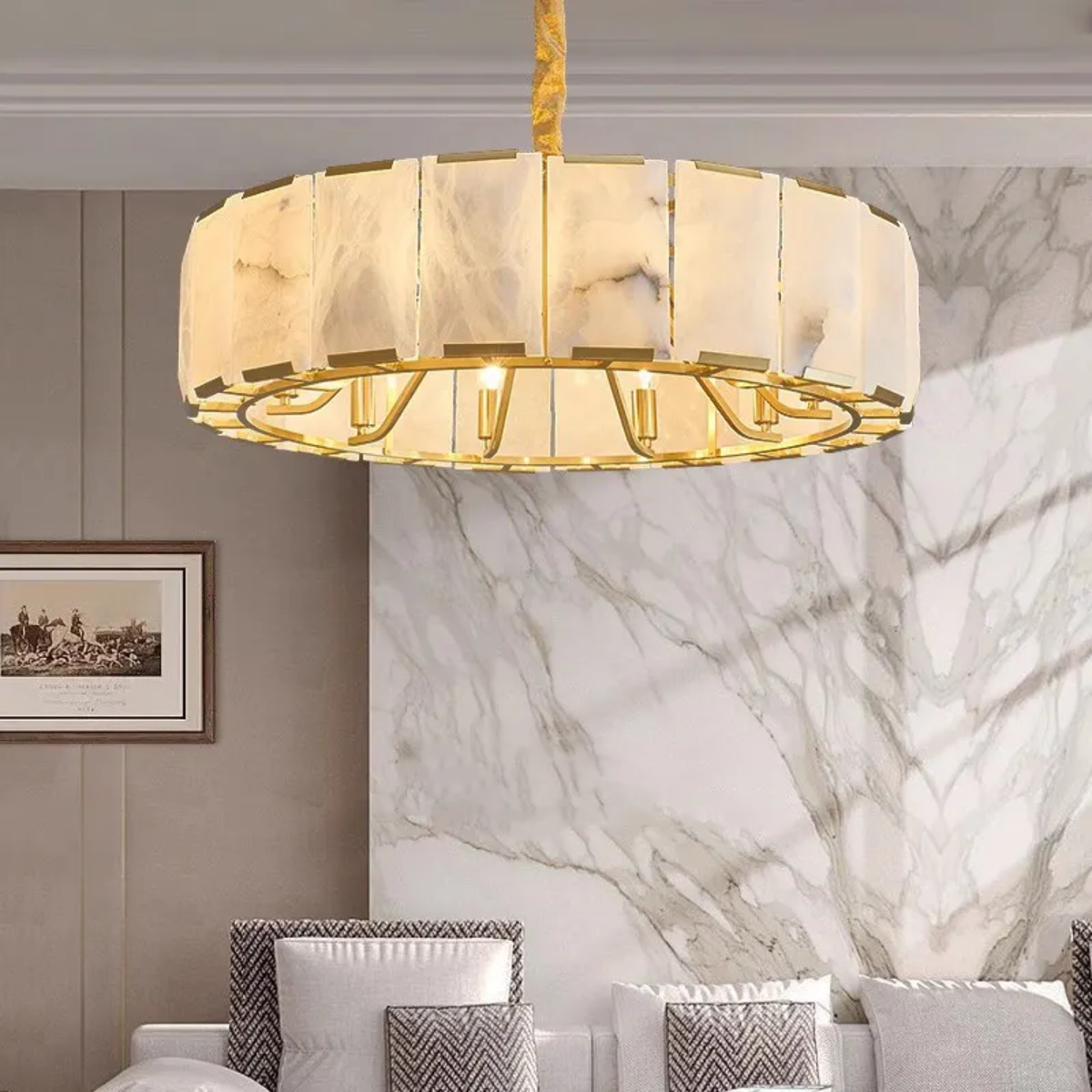 Worley Omniance Monaco Marble Chandelier