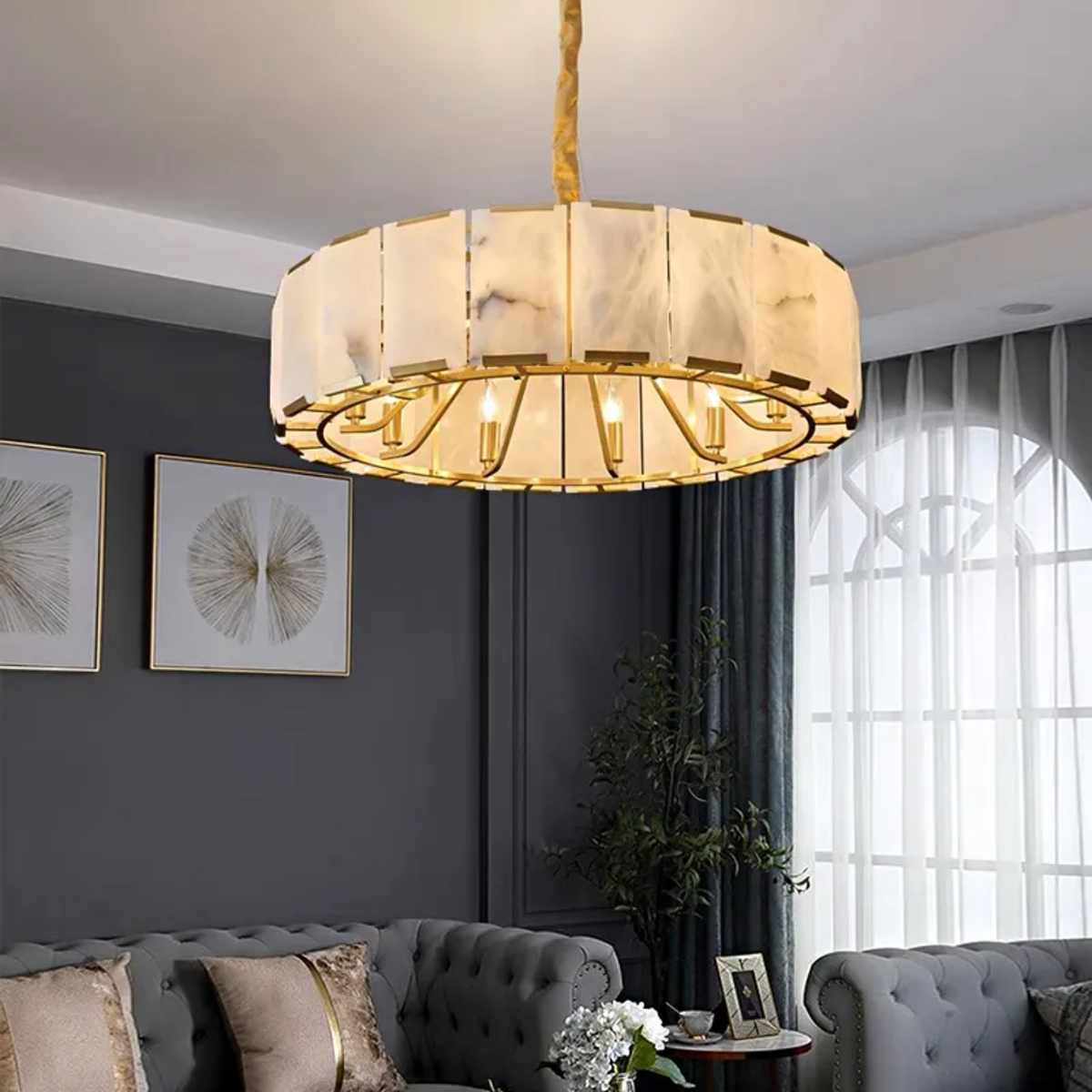 Worley Omniance Monaco Marble Chandelier