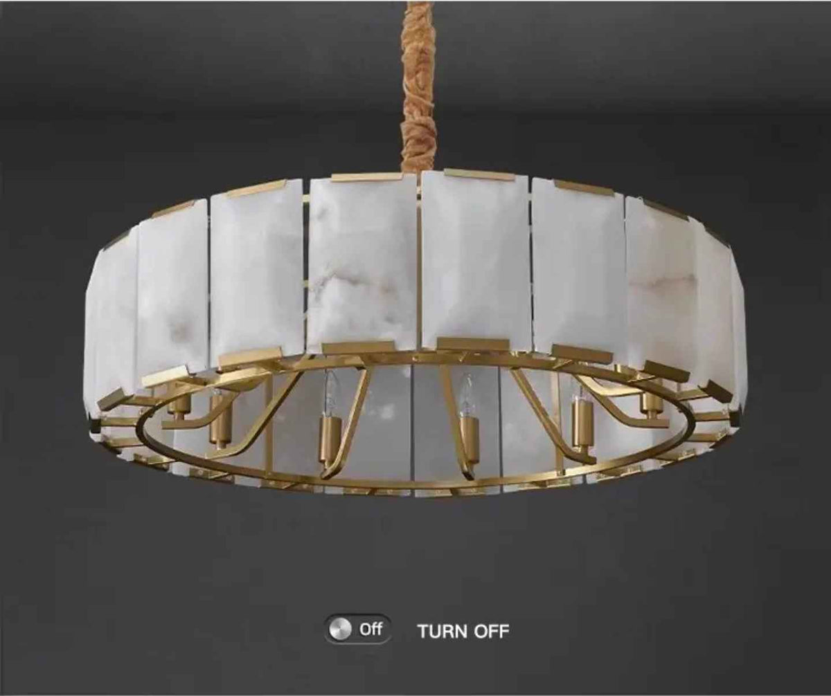 Worley Omniance Monaco Marble Chandelier