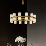 Addae Brass Marble Chandelier